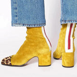 Botas em Camurça com Salto - Aurora