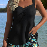 Paula - Conjunto de praia às riscas