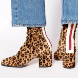 Botas em Camurça com Salto - Aurora