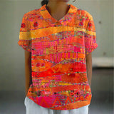 Isa - Camisa de Estampa Abstrata
