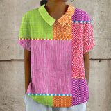 Zara - Camisa Estampada em Patchwork Colorido
