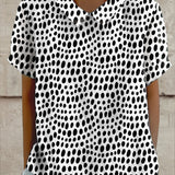 Liliana - Blusa com Estampa de Bolinhas