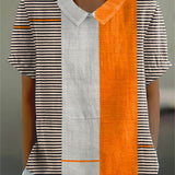Lena - Camisa Listrada em Cores Sólidas
