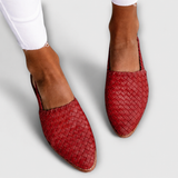 Simone | Mocassins Trançados com Fivela Traseira