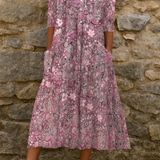 Elisa | Vestido Midi Estampado