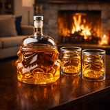 Garrafa Whisky - Edição com garrafa e copo