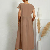 Gabriela - Vestido Elegante Midi Fluído Intemporal