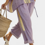 Lorena - Conjunto Boho Linho e Bambu