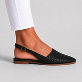 Simone | Mocassins Trançados com Fivela Traseira