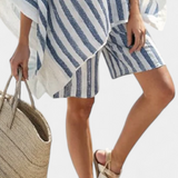 Salomé - Conjunto Listrado Blusa e Calções