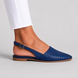 Simone | Mocassins Trançados com Fivela Traseira