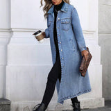 Maya | Casaco de Denim Longo e Estiloso